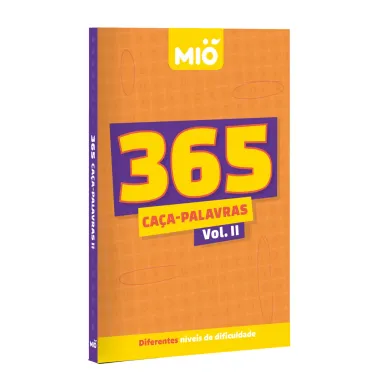 Livro 365 Ca&ccedil;a Palavras Mi&oacute; Volume II Diferentes N&iacute;veis de Dificuldade