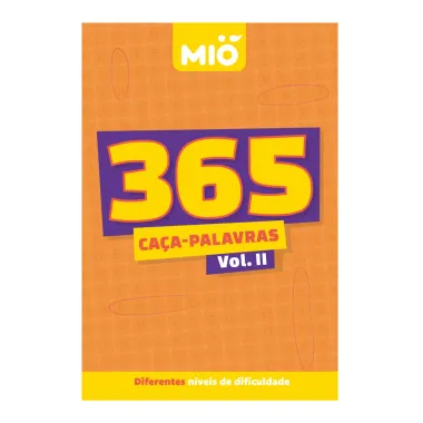 Livro 365 Ca&ccedil;a Palavras Mi&oacute; Volume II Diferentes N&iacute;veis de Dificuldade