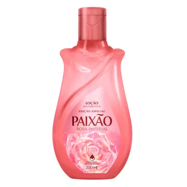 Lo&ccedil;&atilde;o Deo Hidratante Corporal Paix&atilde;o Edi&ccedil;&atilde;o Especial Rosa Imperial 200ml