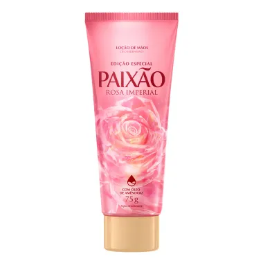 Lo&ccedil;&atilde;o para M&atilde;os Deo Hidratante Paix&atilde;o Edi&ccedil;&atilde;o Especial Rosa Imperial 75g