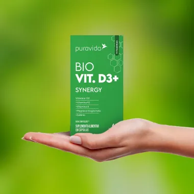 Puravida Vitamina D3 Suplemento Alimentar 60 C&aacute;psulas