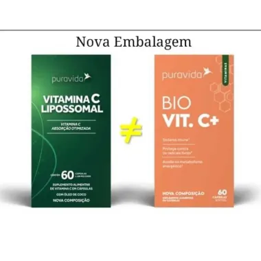 Bio Vit C+ Puravida com 60 Cápsulas-2