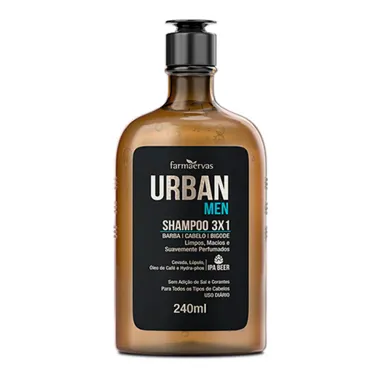 Shampoo Urban Men 3x1 IPA 240ml