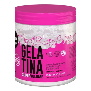 Gelatina Salon Line #TodeCacho Super Volume 550g