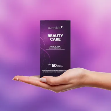 Beauty Care Puravida Pele, Unha e Cabelo com 60 C&aacute;psulas