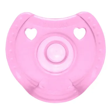 Chupeta Kuka Silicone Soft Comfort Tamanho 2 6+ Meses Rosa 1 Unidade