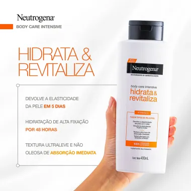 Hidratante Corporal Neutrogena Body Care Intensive Hidrata & Revitaliza 400ml