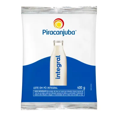 Leite em Pó Integral Piracanjuba 400g