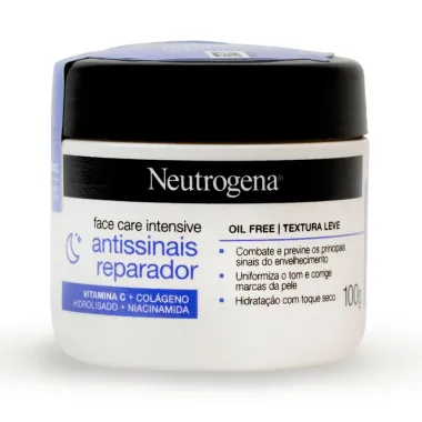 Creme Facial Neutrogena Face Care Intensive Antissinais Reparador 100g