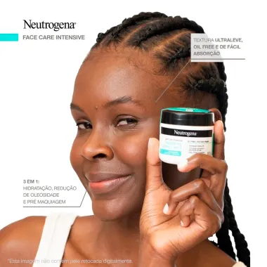 Creme Neutrogena Face Care Intensive Hidratante Matte 3 em 1 100g