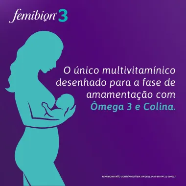 Multivitamínico Femibion 3 Amamentação Pós Parto 28 Comprimidos + 28 Cápsulas