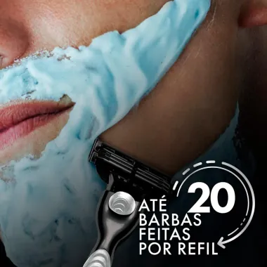 Carga para Aparelho de Barbear Gillette Mach3 Leve 4 Pague 3