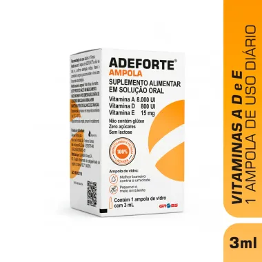 Adeforte Flaconete Oral com 3ml