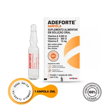 Adeforte Flaconete Oral com 3ml