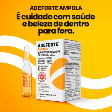 Adeforte Flaconete Oral com 3ml