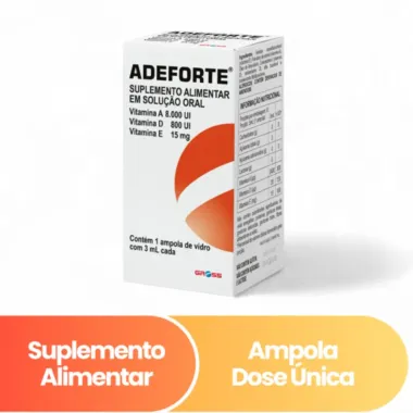 Adeforte Flaconete Oral com 3ml