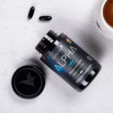 Alpha Men Puravida com 60 C&aacute;psulas Softgel