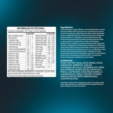 Alpha Men Puravida com 60 C&aacute;psulas Softgel