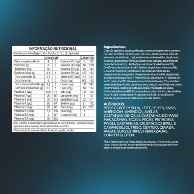 Alpha Men Puravida com 60 C&aacute;psulas Softgel