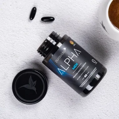 Alpha Men Puravida com 60 C&aacute;psulas Softgel