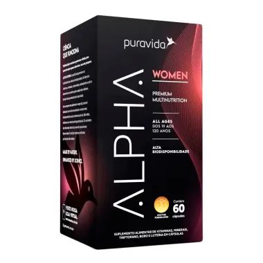 Alpha Women Premium Puravida com 60 Cápsulas