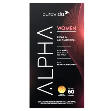 Alpha Women Premium Puravida com 60 Cápsulas