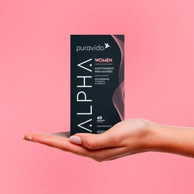 Alpha Women Puravida Suplemento Alimentar 60 C&aacute;psulas