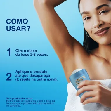 Desodorante Antitranspirante em Barra Secret Prote&ccedil;&atilde;o de Algod&atilde;o 45g