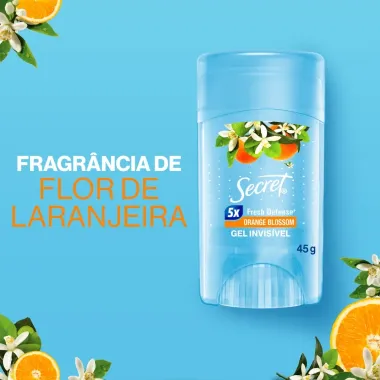 Desodorante em Gel Antitranspirante Secret Aroma Cítrico 45g