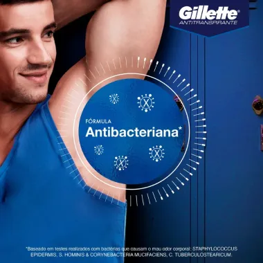 Desodorante Gel Gillette Specialized Antibacterial 82g