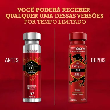 Desodorante Old Spice VIP Spray Antitranspirante 150ml