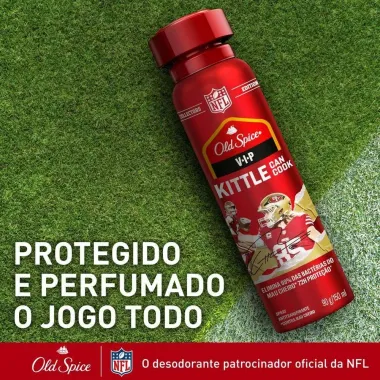 Desodorante Old Spice VIP Aerossol Kittle Can Cook 72h Antitranspirante 150ml