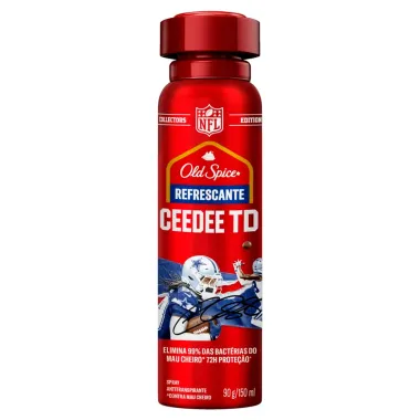Desodorante Old Spice Refrescante Aerossol Ceedee TD 72h Antitranspirante 150ml