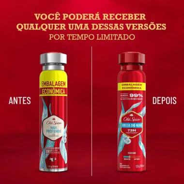 Desodorante Mar Profundo Old Spice Antitranspirante Spray 200ml