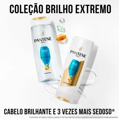 Shampoo Pantene Brilho Extremo 400ml + Condicionador 175ml