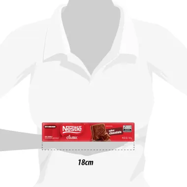 Biscoito Nestlé Classic Recheado Chocolate 140g