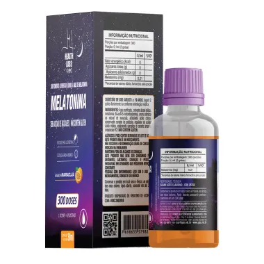 Melatonina Health Labs 300 Doses Sabor Maracuj&aacute; 30ml
