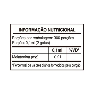Melatonina Health Labs 300 Doses Sabor Maracuj&aacute; 30ml