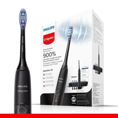 Escova Dental Elétrica Philips Colgate Sonic Pro 70 Recarregável