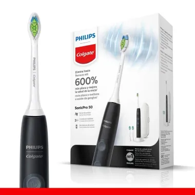 Escova Dental Elétrica Philips Colgate Sonic Pro 50 Recarregável