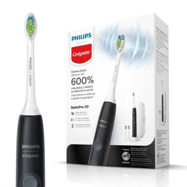 Escova Dental El&eacute;trica Philips Colgate Sonic Pro 50 Recarreg&aacute;vel