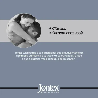 Preservativo Jontex Lubrificado Leve 8 Pague 7 Unidades
