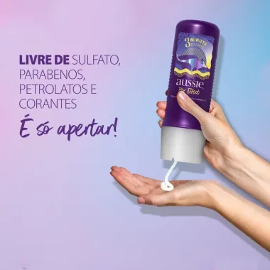 Tratamento Aussie Botox Effect 3 Minute Miracle Fios Nutridos e Alinhados 236ml