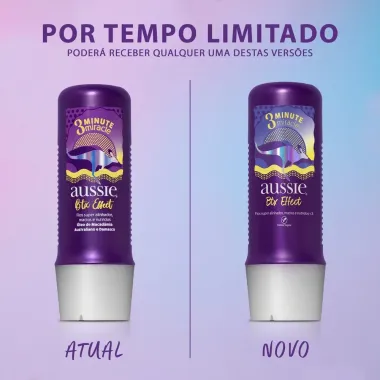Tratamento Aussie Botox Effect 3 Minute Miracle Fios Nutridos e Alinhados 236ml