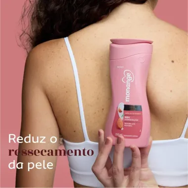 Hidratante Monange Hidrata&ccedil;&atilde;o Intensiva Leite de Am&ecirc;ndoas Pele Seca com A&ccedil;&atilde;o Desodorante 400ml