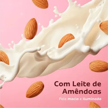 Hidratante Monange Hidrata&ccedil;&atilde;o Intensiva Leite de Am&ecirc;ndoas Pele Seca com A&ccedil;&atilde;o Desodorante 400ml