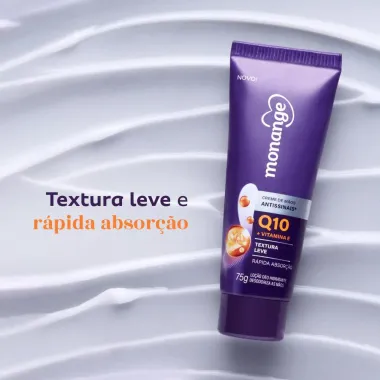 Hidratante de M&atilde;os Monange Antissinais Q10 com Vitamina E 75g