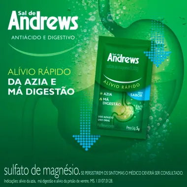 Sal de Andrews Efervescente Sach&ecirc; de 5g