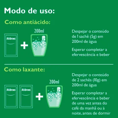 Sal de Andrews Efervescente Sach&ecirc; de 5g