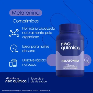 Melatonina Neo Química Maracujá 90 comprimidos